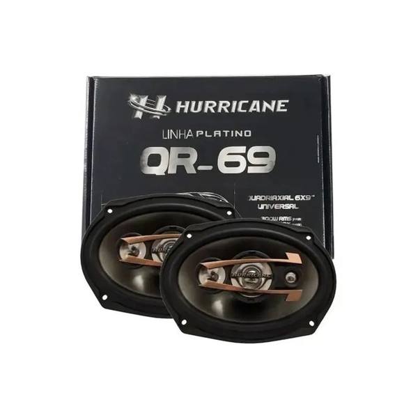 Alto-Falantes Quadriaxial 6x9 Hurricane QR69 300W 4 Ohms Carro — Sem marca