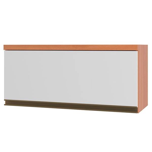 Armário Aéreo 1 Porta Basculante  em MDP 80cm Macadâmia Telasul — Telasul