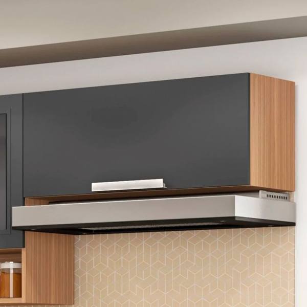 Armário Aéreo 1 Porta MDF Puxadores em ABS New Porto Itatiaia — Itatiaia
