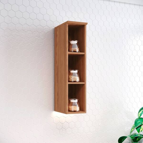 Armário Aéreo 20cm com Nichos MDP MDF Requinte Henn — Henn