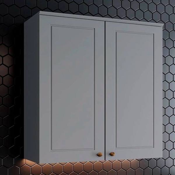 Armário Aéreo 80cm 2 Portas MDF Americana Henn — Henn