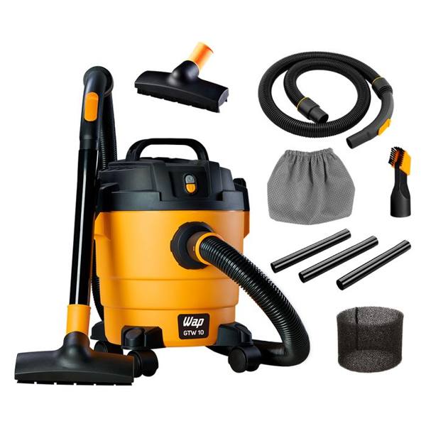 Aspirador Wap GTW10 Pó e Água 10L 1400W Filtro Removível Bocal de Sopro — Wap