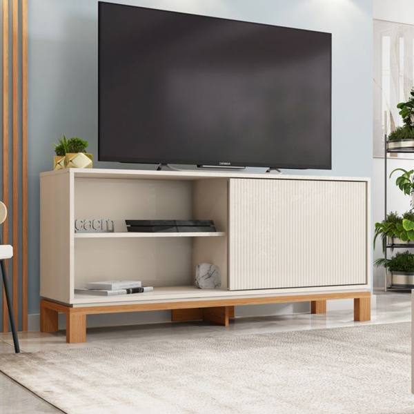 Bancada Para TV até 45" 1 Porta de Correr Mondrian 1.36 Caemmun — Caemmun