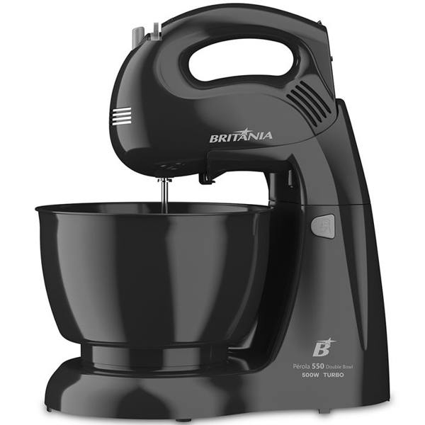 Batedeira Britânia Perola 550P Turbo Double Bow 500W 4 Velocidades — Britânia
