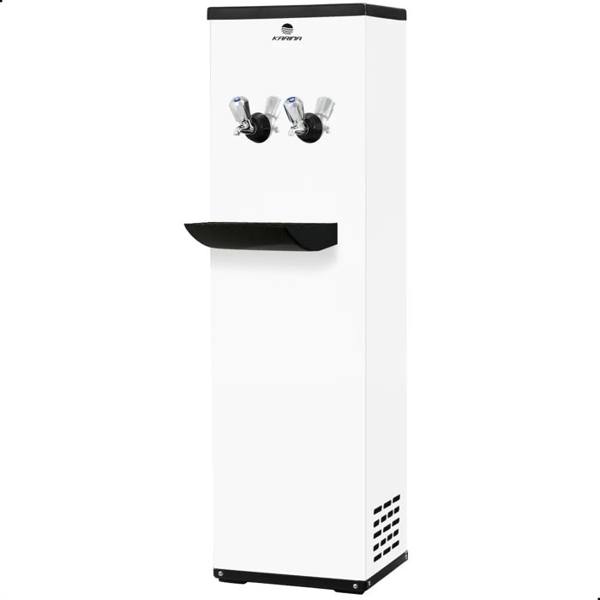 Bebedouro Refrigeração Industrial Filtro Agua Coluna Cor Branco — Sem marca