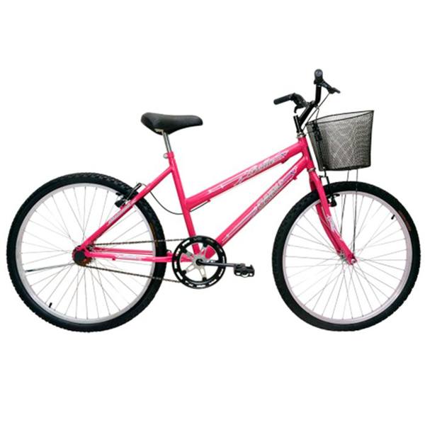 Bicicleta Aro 24 Cairu Bella Freio V-Brake com Cestinha em Aço Carbono — Cairu