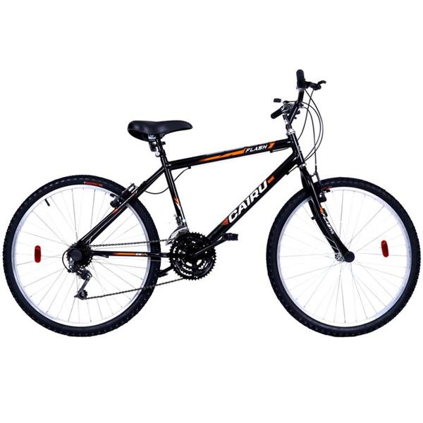 Bicicleta Aro 26 Cairu Flash 21 Marchas Freio V-Brake em Aço Carbono — Cairu
