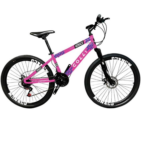 Bicicleta Aro 26 Colli Monaco 21 Marchas Freio a Disco — Colli