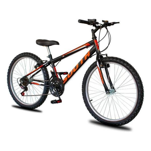 Bicicleta Aro 26 Laranja e Rosa — Sem marca