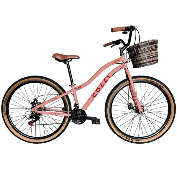 Bicicleta Aro 29 Colli Viena 21 Marchas Freio a Disco com Cestinha — Colli