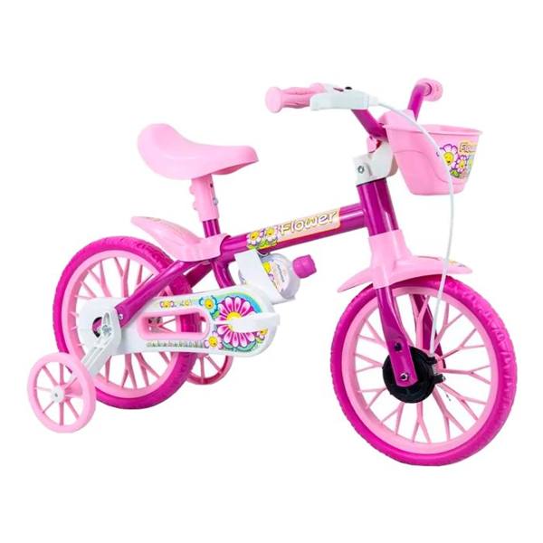 Bicicleta Infantil Aro 12 Nathor Black12 1 Marcha Cestinha — Nathor