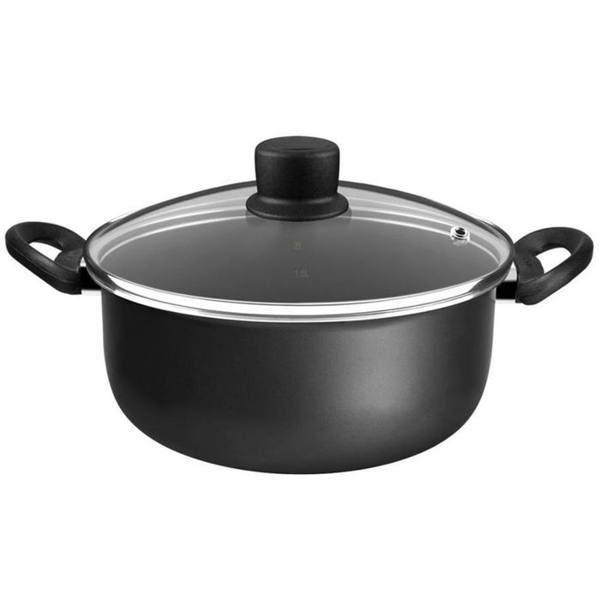Caçarola Robusta Rochedo 4,6L 24cm Antiaderente — Rochedo