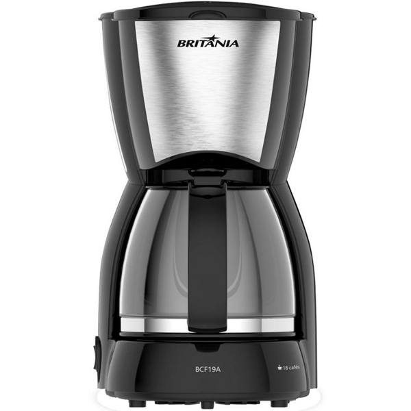 Cafeteira Elétrica Britânia BCF19 18 Xícaras Jarra de Vidro — Britânia