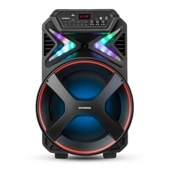 Caixa Amplificada Connect Lights Plus Cm-700 Mondial Cor Preto — Mondial