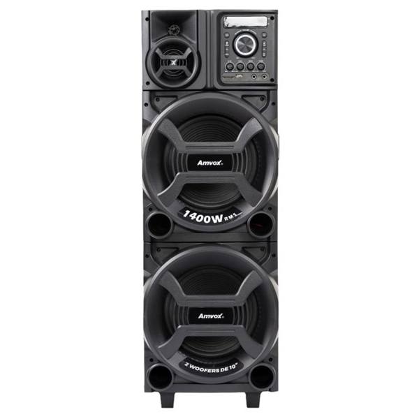 Caixa de Som Amplificada Amvox Titan ACA 1402 1400W RMS LED Bluetooth — Amvox