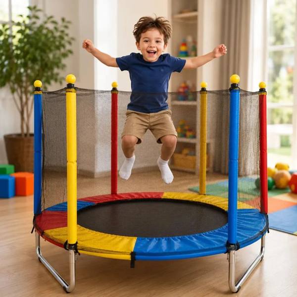 Cama Elástica Pula Pula Infantil Trampolim 1,4 Metros — Sem marca