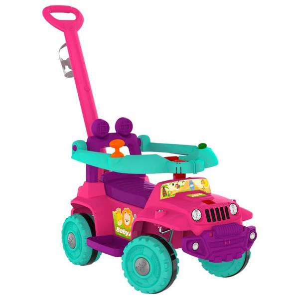 Carro de Passeio a Pedal Infantil com Função Andador Bandeirante Babyjipe — Bandeirante