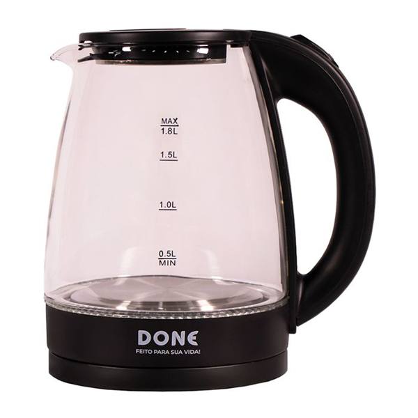 Chaleira Elétrica Done Glass 1,8L 1500W Bivolt — Done