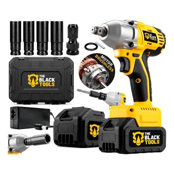 Chave De Impacto 21v 4000mah Brushless Maleta E Acessorios — Sem marca