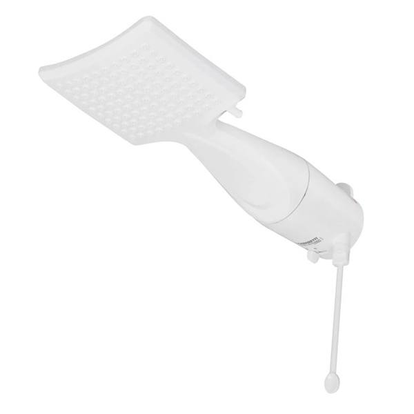 Chuveiro Elétrico Eletrônico 7500w Branco Quadrado Loren Shower Lorenzetti — Lorenzetti