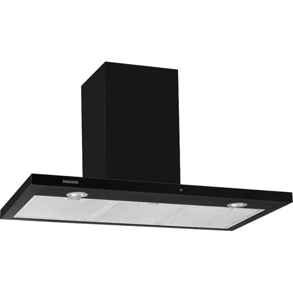 Coifa De Parede Suggar Granada Slim Touch 90cm Preta Cor Preto — Suggar