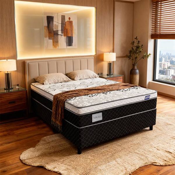 Colchão Cama Box Gazin Molas BlueWave Casal Vercelli  138x188 — Gazin