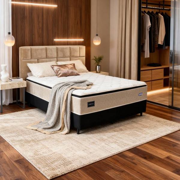 Colchão Cama Box Gazin Molas BlueWave King Size Girona 193x203 — Gazin
