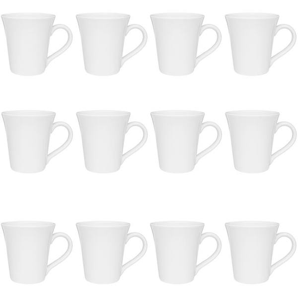 Conjunto de Canecas  Oxford 12 Peças Cerâmica Tulipa 330 ML — Oxford