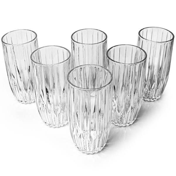 Conjunto de Copos 365ml 6 Peças Elegance Mark Blank — MARK BLANK
