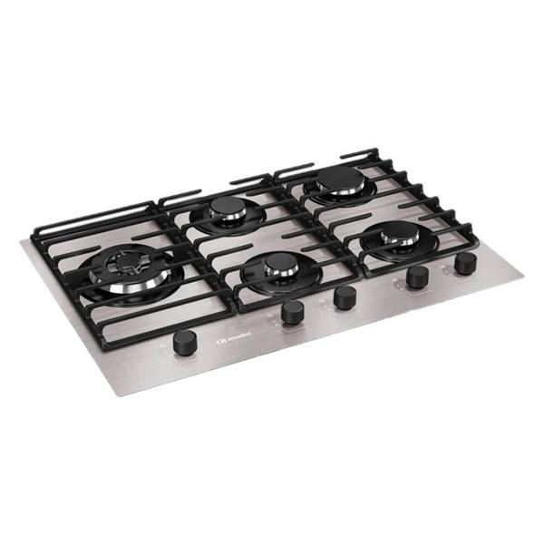 Cooktop a Gás Mueller MCG5BL 5 Bocas Superautomático Mesa de Alumínio — Mueller