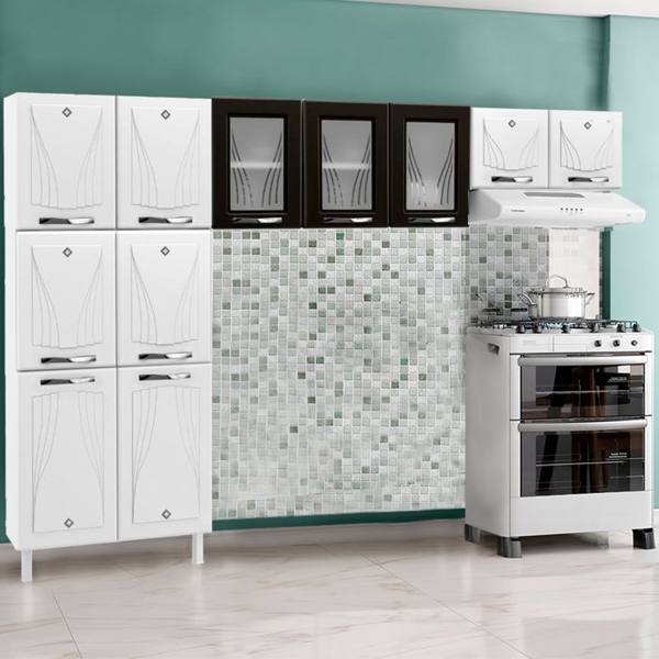 Cozinha Modulada 3 Peças 11 Portas em Aço Star Telasul — Telasul