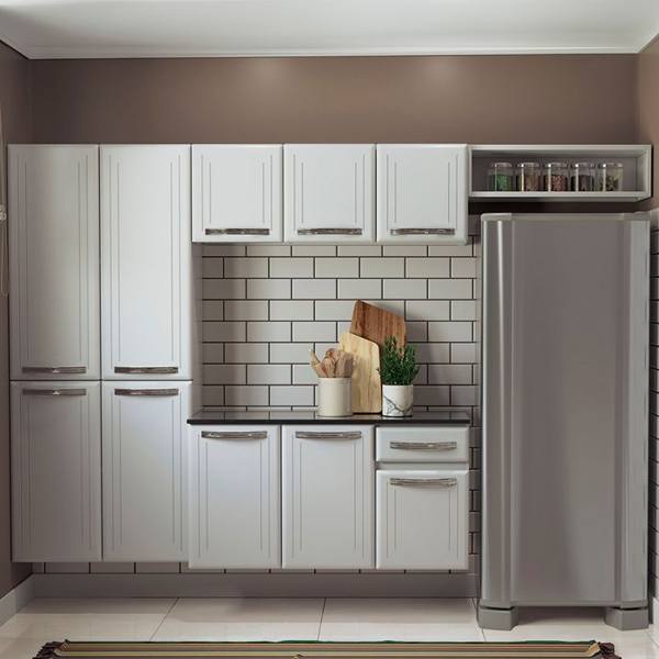 Cozinha Modulada 4 Peças 10 Portas 1 Gaveta Alana Telasul — Telasul