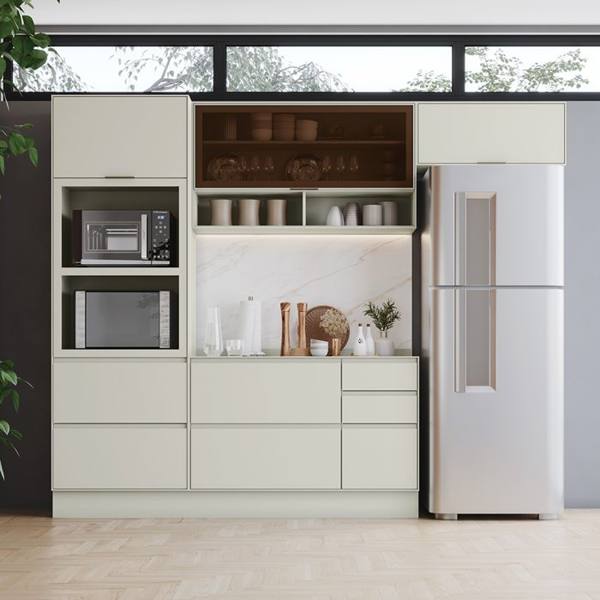 Cozinha Modulada 4 Peças 6 Portas 4 Gavetas Fineze Henn — Henn