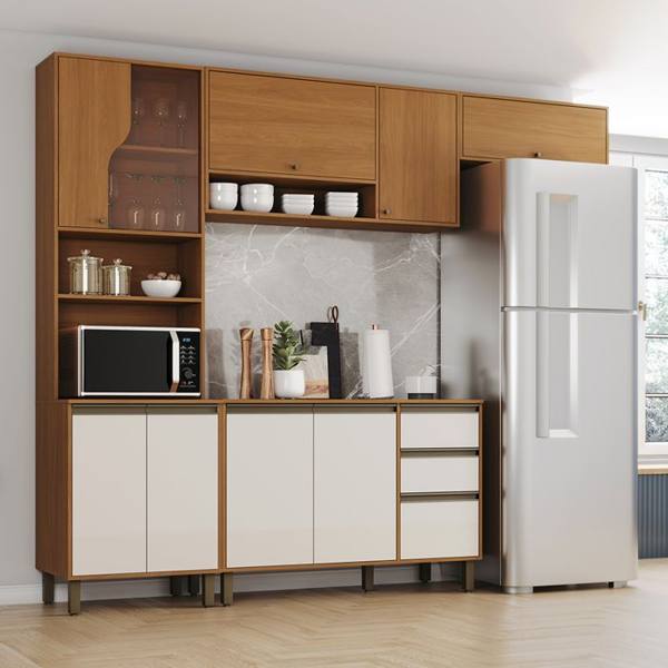 Cozinha Modulada 4 Peças 9 Portas 2 Gaveta Henn Venaly — Henn