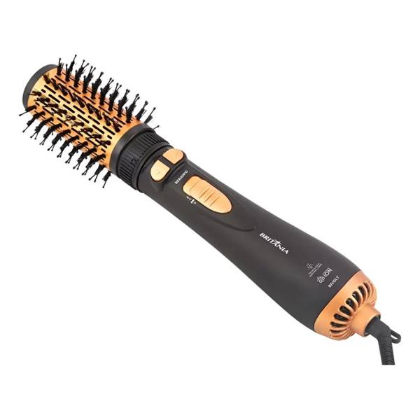 Escova Modeladora Rotativa Britânia Ber20pd 3 Temperaturas Cor Preto e Dourado — Britânia