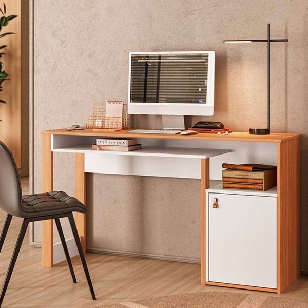 Escrivaninha 1 porta 1 nicho MDP Versa Home Telasul — Telasul