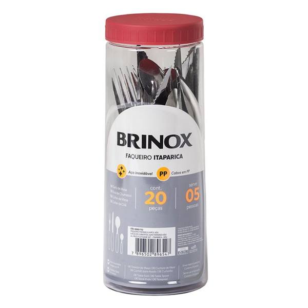 Faqueiro 20 Peças Brinox Aço Inox — Brinox