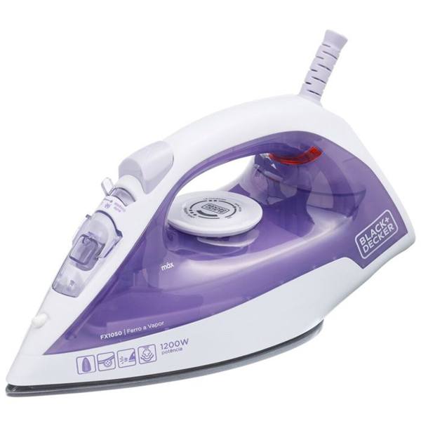 Ferro de Passar a Vapor Black&Decker FX1050 1200W — Sem marca