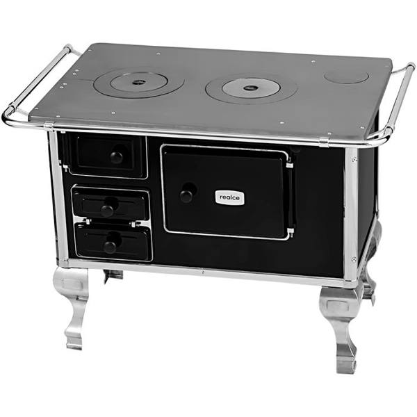 Fogão a Lenha de Piso 2 Bocas com Forno de 29L Realce 1806 — Realce