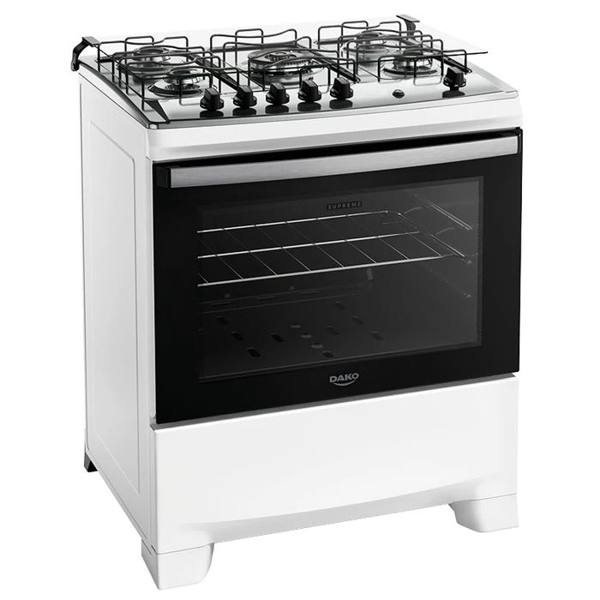 Fogão Dako Supreme 5 Bocas Automático Mesa de Inox — Dako