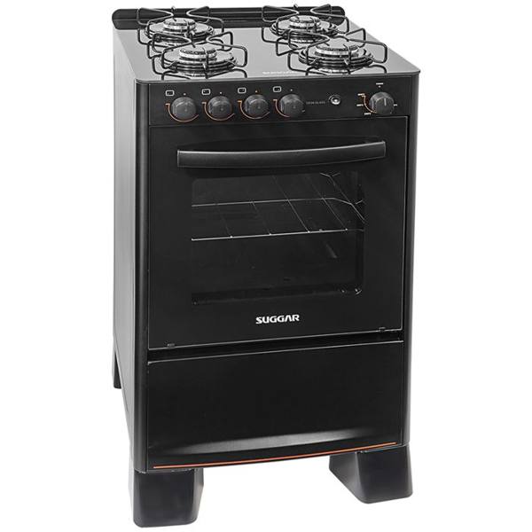 Fogão Suggar Cook Glass 4 Bocas Automático Mesa de Vidro — Suggar