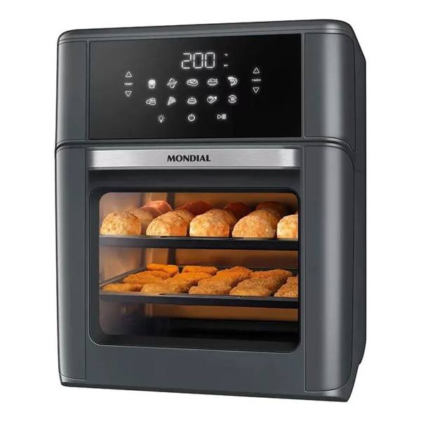 Fritadeira Air Fryer Oven Mondial Afon-12l-fg 12l Digital 20 Preto — Mondial