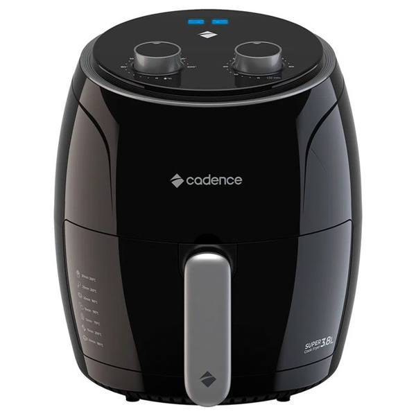 Fritadeira Elétrica Air Fryer Cadence Super Cook FRT410 3,8L 1300W Timer — Cadence