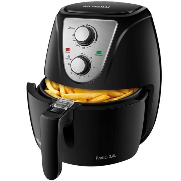 Fritadeira Elétrica Air Fryer Mondial Pratic AF-36 3,6L 1500W — Mondial