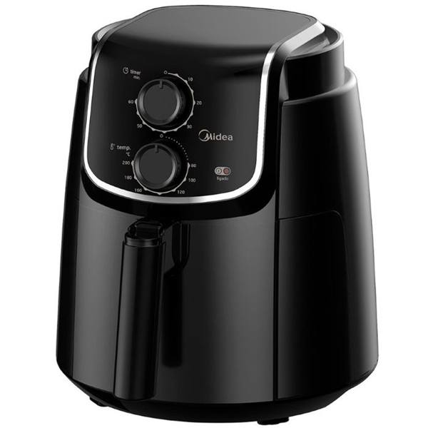 Fritadeira Elétrica Midea Air Fryer Gourmetfry FRB45P 4L 1500W Timer — Midea