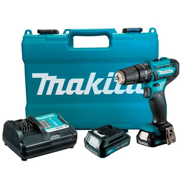 Furadeira e Parafusadeira de Impacto Makita 12V 2 Baterias Maleta HP333DWYE — Makita