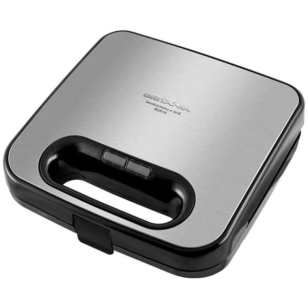 Grill e Sanduicheira Britânia Antiaderente 750W BGR16 — Britânia