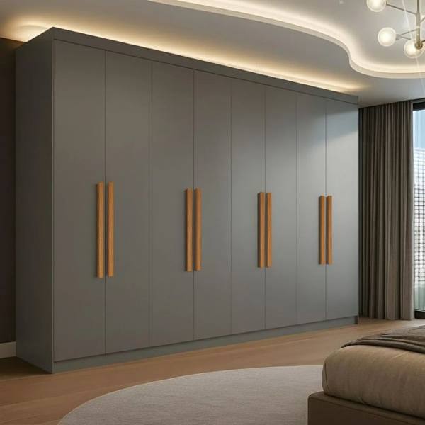 Guarda Roupa Casal 8 Portas 4 Gavetas Paris Espresso Móveis Onix — Paris