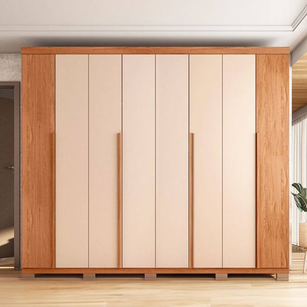 Guarda-Roupa Casal 8 Portas Bater 4 Gavetas Caemmun Magnatto Roupeiro — Caemmun