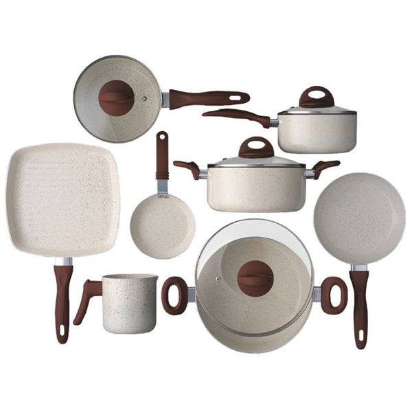 Jogo de Panelas Brinox Antiaderente 8 Peças Ceramic Life Smart Plus — Brinox